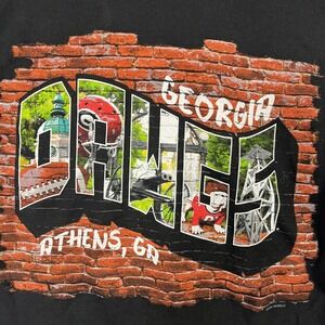 New World Graphics Georgia Bulldogs Mens Small Black Athens GA Dawgs T-Shirt UGA